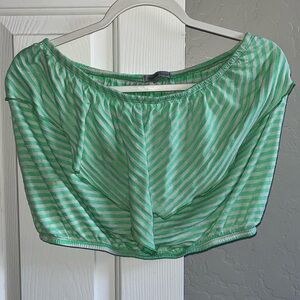 Teal tube top ripple